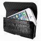Piel Frama Ledertasche Horizontal Pouch für Apple iPhone 5/5S Krokodillederprägung