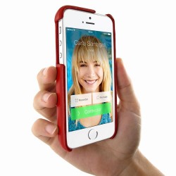 Ledertasche FramaGrip für Apple iPhone 5/5S